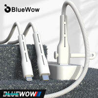 BlueWow ป้องกันสายชาร์จตัวปิดเพื่อความปลอดภัยใช้ร่วมกับ Apple ฟ้าผ่าสายเคเบิลต่อโทรศัพท์ USB สำหรับระบบแอนดรอยด์ป้องกันสายชาร์จ