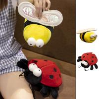 Plush Animals Ladybug Plush Realistic Flying Animal Doll Soft Plush Pillow Cartoon Toy for Office Living Room Home and Car expert