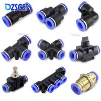 DZSGSP 1PC Pneumatic Fittings 4/6/8/10/12/16Mm Compressor Accessories Air Quick Pipe and Connectors Tube Connect Parts Hand Tool Parts Accessories