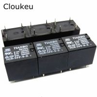 【✲High Quality✲】 KUAOEL 2ชิ้นรีเลย์ Hjr-3ff-s-z Dip5 05vdc 12vdc 5V 12V 24V T73 10a