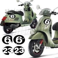 สำหรับ Vespa Sei 6 Giorni GT GTS GTL GTV 125 300รถจักรยานยนต์3M สติกเกอร์ Fai สติกเกอร์ตกแต่งสติ๊กเกอร์สัญลักษณ์กันน้ำ