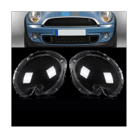 Car Headlight Lens Cover Head Light Lamp Shade Shell Lens Lampshade for MINI R56 Hatchback 2009-2013