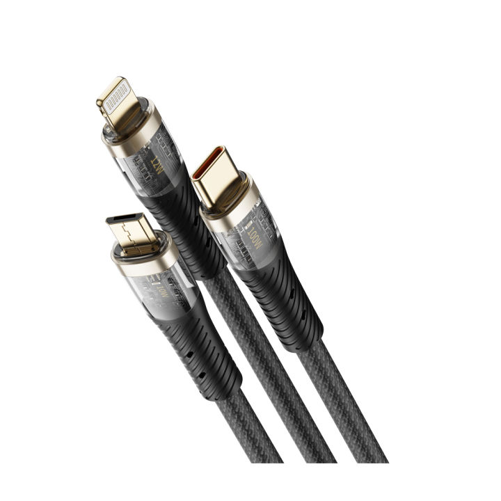 s-gear-cable-ca003-3in1-6a-100w-fast-charge-micro-usb-type-c-ltg-สายยาว-1-5-เมตร-สายชาร์จ