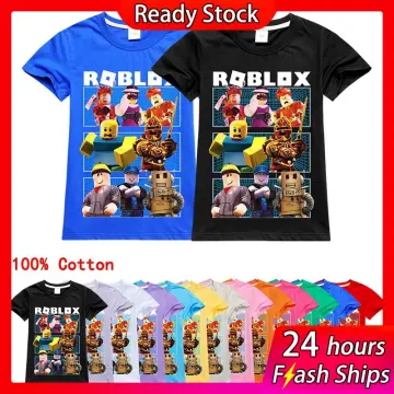 ROBLOX Baby Casual Shirts Kids Fashion ROBLOX T Shirt Cotton Short Sleeves  T-Shirts Children Cartoon Tshirt Girls Boys Clothes