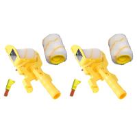 2X Clean Cut Paint Edger Roller Brush Wall Ceiling Door Painting Roller Brush Painting Edging Tools