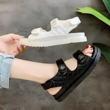 Velcro discount fashion sandals