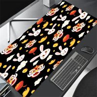 Rabbit Kawaii Mouse Pad อุปกรณ์เกมสไตล์จีนอุปกรณ์เสริม แผ่นรองเม้าส์ขนาดใหญ่ แผ่นรองเม้าส์ XXL