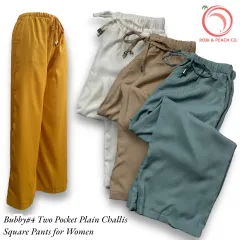 R&P: Drawstring Plain Waffle Knit Pants for Men