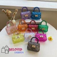 พร้อมส่ง！！！ สินค้าคุณภาพดี รุ่น Beloved102	 ใหม่อินเทรนด์แฟชั่นมุกโซ่กระเป๋าสะพายไหล่เดียวล็อคกระเป๋าเจลลี่กระเป๋า