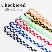 【hot sale】✥❣◈ D18 New Fashion Grid Shoelaces for Sneakers Flat Original Classic Shoelace Checkerboard Canvas Casual Small White Sport Shoes Laces