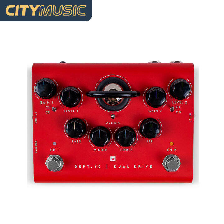 Blackstar Dept. 10 Dual Drive 2channel Tube Overdrive Pedal for
