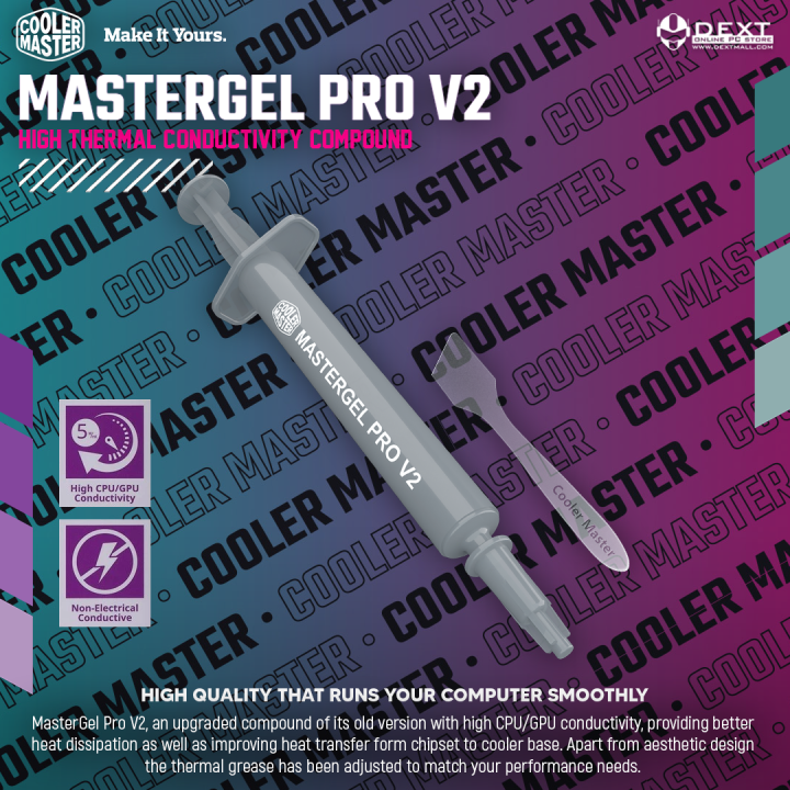 Cooler Master MasterGel Pro V2 High Performance Thermal Compound
