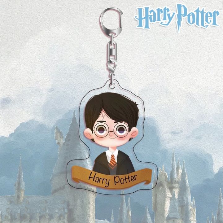 hz-harry-potter-acrylic-keyring-acrylic-board-action-figure-bag-pendant-gift-for-girls-key-chain-key-ring-hd-home-decor-double-side-zh