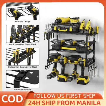 Shop Organizer Rack Wall Mounted Power Tool Organizers Storage