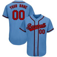 Custom  Baseball Jersey Sewing Team Name Number Breathable Shirt Short Sleeve Sportswear