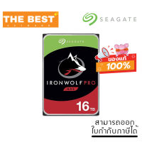 16 TB 3.5" HDD (ฮาร์ดดิสก์ 3.5") SEAGATE IRONWOLF PRO - 7200RPM SATA3 (ST16000NE000)