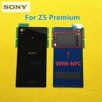 【▼Hot Sales▼】 diyi45718 สำหรับ Sony Xperia Z5 Premium Z5p E6853 E6883 E6833หลังประตูกระจกอะไหล่ฝาหลังด้านหลังที่อยู่อาศัยด้านหลังกับ Nfc