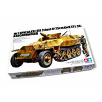 พลาสติก โมเดล ประกอบ TAMIYA สเกล1/35 German Sd.Kfz.251/9 Ausf. D (7.5cm KwK 37L/24) Kanonenwagen(TA-35147)