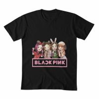 Hot sale BLACKPINK BAND graphic Mens 100% Cotton Round Neck Short Sleeve T-Shirt  Adult clothes