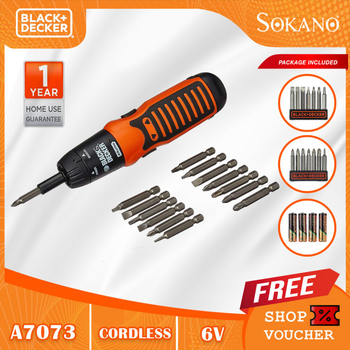 BLACK & DECKER Cordless Screwdriver A7073