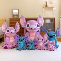 Lizi ตุ๊กตานางฟ้ายัดนุ่นตุ๊กตาของเล่นน่ารักดิสนีย์ {Lizi ตกแต่งบ้าน Lilo Stitch ตุ๊กตาการ์ตูนกำมะหยี่ความเครียดหมอนบรรเทาความสะดวกสบายของเล่นสำหรับเด็ก