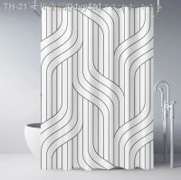 【CW】❡  Shower Curtains Fabric Polyester Accessories Curtain With Hooks