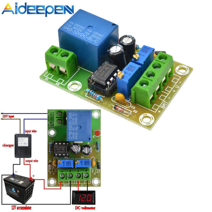 Aideepen 12V Battery Charging Control Board XHM601 Intelligent Charger Power Control Panel