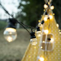 Christmas Lights Indoor Outdoor Waterproof Garden Fairy Lights Lamp Bulb String G40 Globe Patio Led Wedding Decoration Supplies