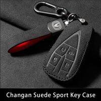 ◇✻卐 High-quality Fashion Sports Suede Key Case ForChangan Aslvin Uni k CS35 Plus CS85 CS55 CS15 CS95 CS75 2023 2024 Car Accessories