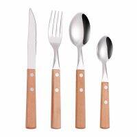 【CW】 4Pcs Handle Cutlery Set Luxury Tableware Dinnerware