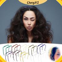 CHONGXI ของขวัญสำหรับเด็ก พลาสติกสำหรับตกแต่ง อุปกรณ์เสริมหมวก สไตล์แฟชั่นสไตล์ หยิกหนา เครื่องมือซ่อมทรงผม ที่คาดผม ที่คาดผม ห่วงผมที่มองไม่เห็น