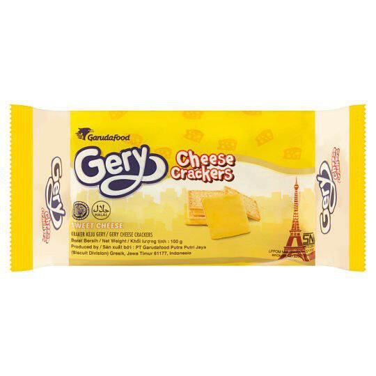 Gery Cheese Crackers 100 g Lazada