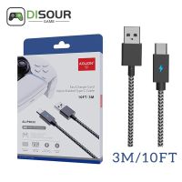 [3C electronic digital]  DISOUR USB ดั้งเดิม C สายชาร์จเร็วสำหรับคอนโทรลเลอร์ PS5 PS4 Pro Type C สายข้อมูลสำหรับ PS5 PS4จอยเกมอุปกรณ์เสริมที่จับ