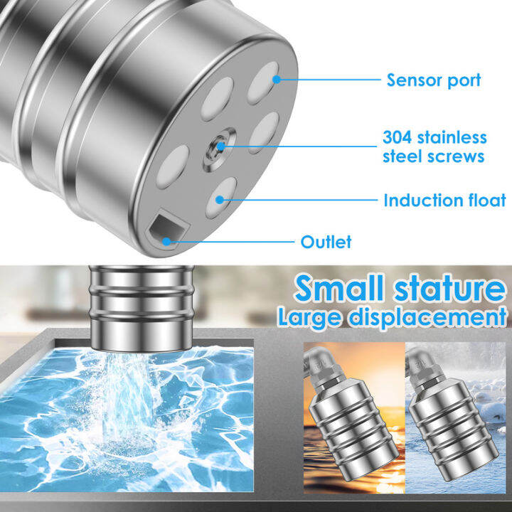 304 Stainless Steel Water Level Control Float Valve Auto Shut Off Mini ...