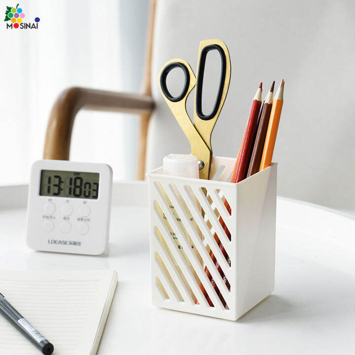 desk-organizer-storage-box-ที่ใส่ดินสอ-กล่องใส่ปากกาพลาสติก-ที่ใส่ปากกา-กล่องปากกา-กล่องดินสอ-ที่ใส่เครื่องเขียน-กล่องเก็บอุปกรณ์