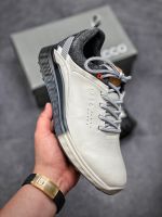 Original ECCO mens Golf S3 Casual Shoes Outdoor Shoes Sports running shoes leather shoes 4300114