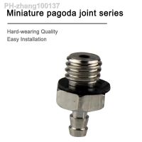 1 PC SMC type pagoda copper connector M-5AU-6-M5/M-5AU-4-M5/M-3AU-3-M3/M-3AU-4-M3 Iron plating 5.5mm/3.5mm Air Pneumatic Hose