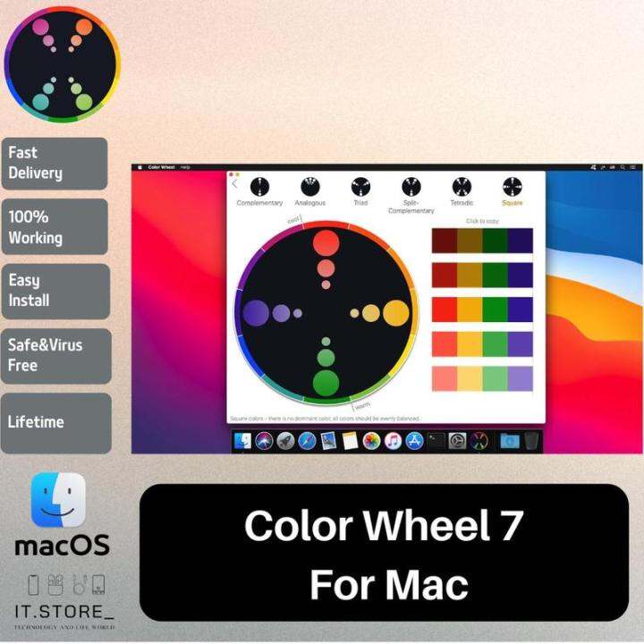 【MAC】Color Wheel 7 Lifetime for Intel and M1 Chip Apple Silicone MacOs ...