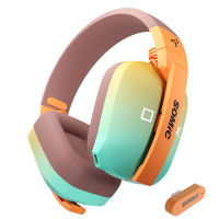 G810 RGB Gaming Headset Bee Play Over Ear หูฟังพร้อมไมโครโฟน3.5มม. ไร้สายบลูทูธ5.2หูฟังสำหรับสวิทช์ PS4 PS5 PC