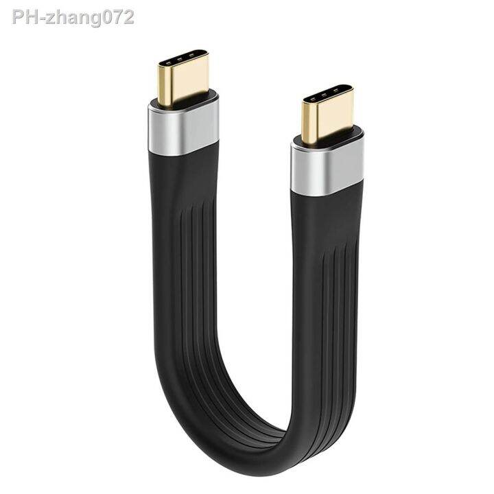 4k-usb-c-3-1-gen-2-cable-10g-emark-chip-short-type-c-usb-c-to-usb-c-video-sync-charger-cable-pd-60w-4k-video