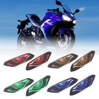 ไฟหน้ารถจักรยานยนต์สติ๊กเกอร์ตกแต่งสำหรับ YAMAHA YZF-R3 YZFR3 YZF R3 2018 2019 2020 3D H Ead Light F Airing คุ้มครองรูปลอก