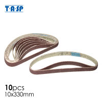 TASP 10Pcs 10X330Mm เข็มขัดขัดขัด38 "X13" เข็มขัด Sander กระดาษทรายอลูมิเนียมออกไซด์งานไม้เครื่องมืออุปกรณ์เสริม