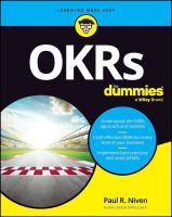 หนังสืออังกฤษใหม่ OKRs for Dummies [Paperback]