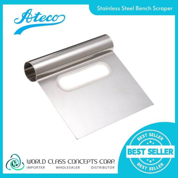 Ateco USA Stainless Steel Bench Scraper for Cakes and Pastry Lazada PH
