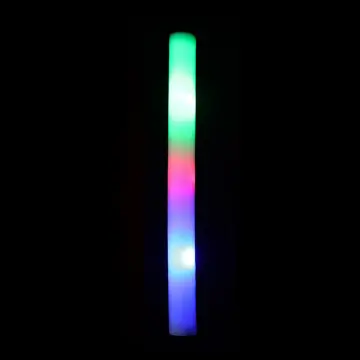 Rainbow Rgb Tube Light Stick Flashing Foam Glow Sticks For