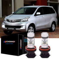 สำหรับ TOYOTA AVANZA 2015 - 2020-2Pc 6000K ไฟหน้ารถมอเตอร์ไซค์แบบ LED ชุด H11ไฟตัดหมอกหลอดไฟ