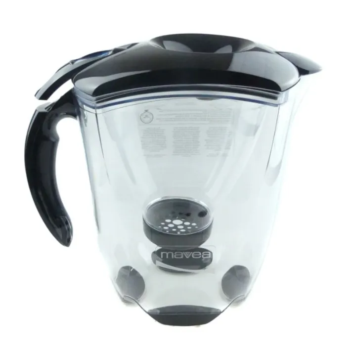 Mavea Water Filter Pitcher เหยือกกรอน้ำ ขนาด 2.4ลิตร (สีดำ) Lazada.co.th