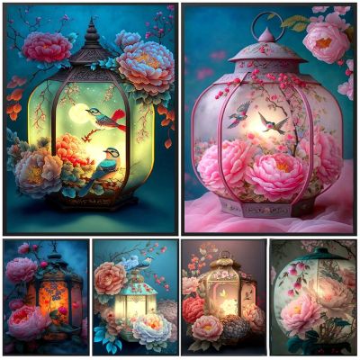 【hot】☎❃♀  New Arrival Painting Lantern and Diy 5D Mosaic Embroidery Chinese YY6805