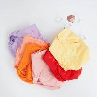 Elinfant 1 Pcs Adjustable Size Cloth Diaper Cover with Recyclable and Reusable Washing One Size Diapers Fit 3 15kg Baby Nappies