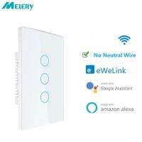 hot！【DT】 Melery WIFI Ewelink home Wall US/EU Glass Panel by